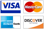 Image of credit cards accepted