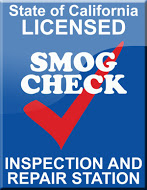 California State Smog Check certification badge for Jeff's Auto Works
